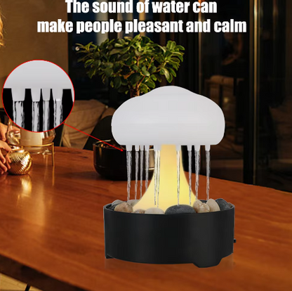 Mushroom Fountain Night Light