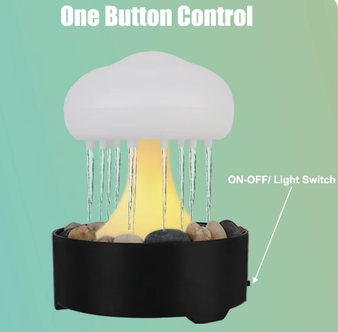 Mushroom Fountain Night Light